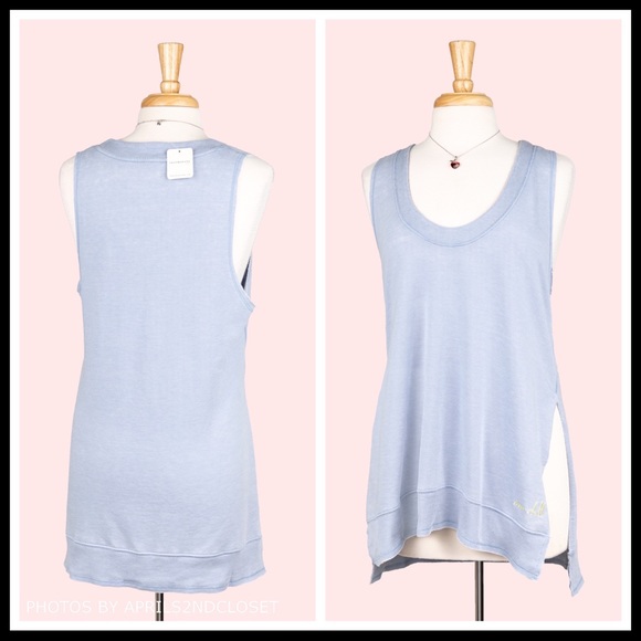 FREE PEOPLE BOHO TOP V-NECK TUNIC TANK 80s RETRO STYLE A3C - Picture 12 of 16